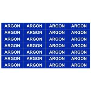 ARGON ____Gas Pipe Tubing Labels__ 3/8 Height 