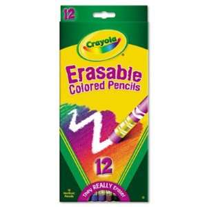  Erasable Colored Pencils   3.3 mm, 12 Assorted Colors/set 