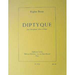  Diptyque for Alto Saxophone and Piano Eugene Bozza Books