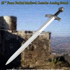    Foam Padded Medieval Crusader Arming Sword LARP