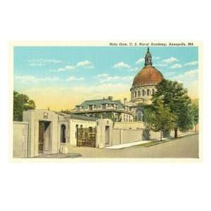 Main Gate, Naval Academy, Annapolis, Maryland Premium Giclee Poster 