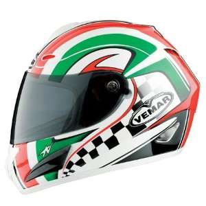  Vemar VSREV Italy Full Face Helmet Large  Off White 