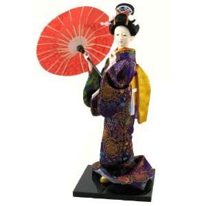  Japanese Parasol Geisha Doll Toys & Games