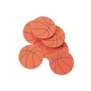  55 Foam Basketball Shapes   Self Adhesive Toys & Games