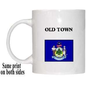  US State Flag   OLD TOWN, Maine (ME) Mug 