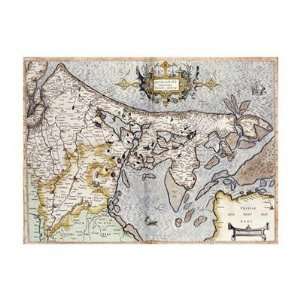  Gerhardt Mercator   Map Of Holland Giclee Canvas
