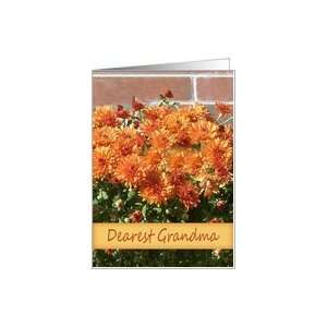 Marigolds Flowers Blank Note For Grandma Card