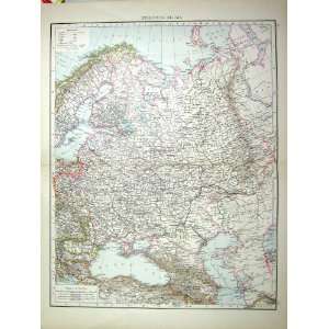   MAP c1897 FINLAND SIBERIA TURKISH EMPIRE SWEDEN NORWAY: Home & Kitchen