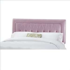   Skyline Shantung Lilac Tufted Upholstered Headboard Furniture & Decor