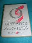 Vtg Ad Playing Cards OPERATOR SERVICES PAC BELL TELE