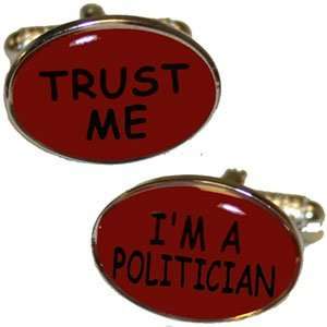  Trust Me Im A Politician General Election Cufflinks   Red 