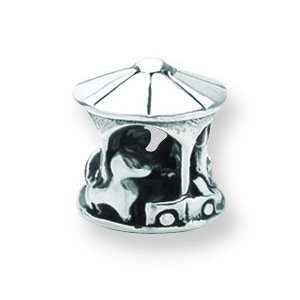   Silver Reflections SimStars Carousel Bead Charm   JewelryWeb Jewelry
