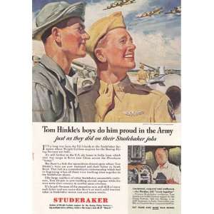  Print Ad 1944 Studebaker Wartime, Tom Hinkle Studebaker Books
