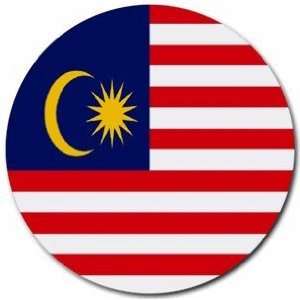  Malaysia Flag Round Mouse Pad