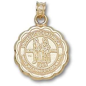 University of Kentucky Seal Pendant (Gold Plated)  Sports 