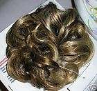 Butterscotch Curly Bun Hair Piece Scrunch Style wig NWT  