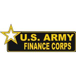  United States Army Finance Corps Bumper Sticker Decal 6 
