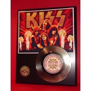  KISS 24kt Gold Record LTD Edition Display ***FREE PRIORITY 