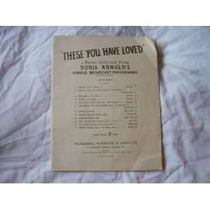    Those You Have Loved (Sheet Music): Various Composers: Books