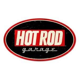  Unique Vintage Hot Rod Garage Metal Sign: Home & Kitchen