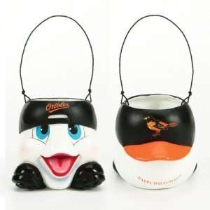 Baltimore Orioles MLB Halloween Ghost Candy Bucket (6.5)  