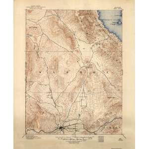  USGS TOPO MAP RENO SHEET NEVADA (NV) 1893