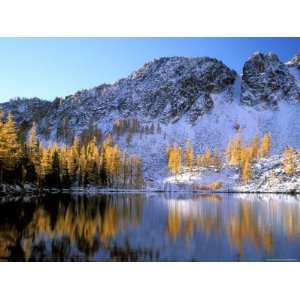 Golden Larch Trees and Sawtooth Ridge, Upper Eagle Lake 