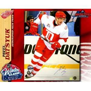 Pavel Datsyuk Detroit Red Wings Winter Classic 16 x 20 Autographed 