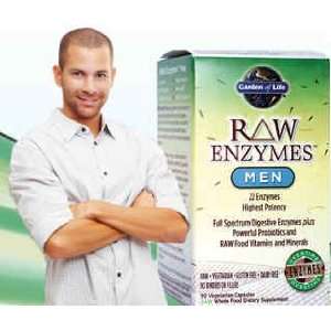  Garden of Life Raw Enzymes for Men 2 Pack: Health 
