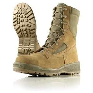   13 Wide Hot Weather Steel Toe Combat Boots   Mojave