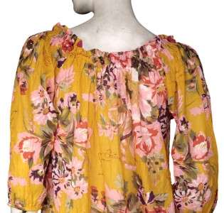 NEW Antica Sartoria Floral Printed Cotton Embellished Dress Free Size 