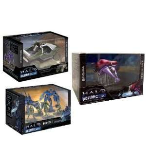  Halo Actionclix Exclusive Figures & Vehicle Combat Set 