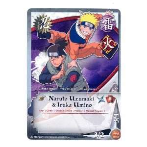   Legacy N 186 Naruto Uzumaki & Iruka Umino Uncommon Card Toys & Games