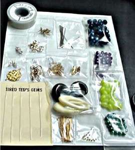 BEADING KIT,BEADS, PLIERS, FINDINGS, IN A NICE CASE PERFECT FOR ANY 