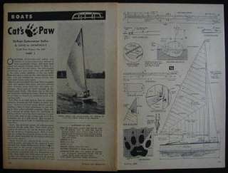 12 CATAMARAN Sailboat Easy How To Build PLANS Cat Paw  