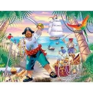    Pirate Adventure + Papo Pirate Jigsaw Puzzle 35pc Toys & Games