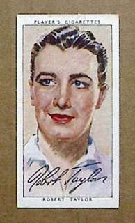 1930s ROBERT TAYLOR UK Film/Movie Star Trading Card  