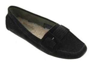 UGG Australia NEW Womens Moccasin Shoes Medium Designer Black Casual 