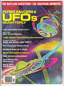 Spring 1976 No. 1 TRUE FLYING SAUCERS & UFOS QUARTERLY  