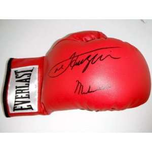  & Joe Frazier Autographed Hand Signed Boxing Glove 