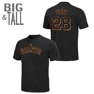 Francisco Giants Buster Posey BIG & TALL Player Name & Number T Shirt 