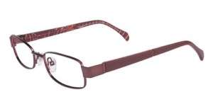 turn marchon 109 eyeglass frames womens cherry new  