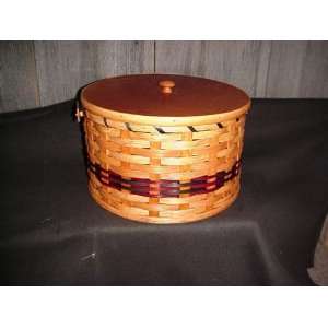  Round Double Pie Carrier Basket with Tray and Lid Made in 