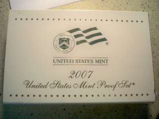 2007 U.S. MINT SET (10 OF 14 COINS ARE PROOF)  