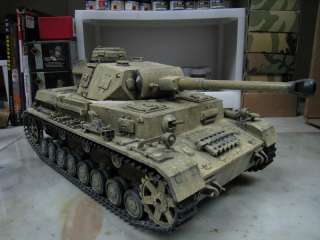   Long RC German Panzer IV Custom Tank ( With Tamiya Light Sands)  