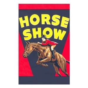 Horse Show Poster MasterPoster Print, 12x18
