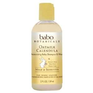 Babo Botanicals, OATMILK CALENDULA Moisturizing Baby Shampoo & Wash, 2 