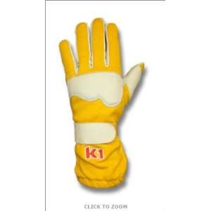  K1 Super Pro Racing Glove Yellow Automotive