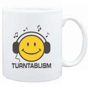  Mug White  Turntablism   Smiley Music