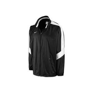  Nike Backfield Woven Full Zip Jacket   Mens   Black/White 